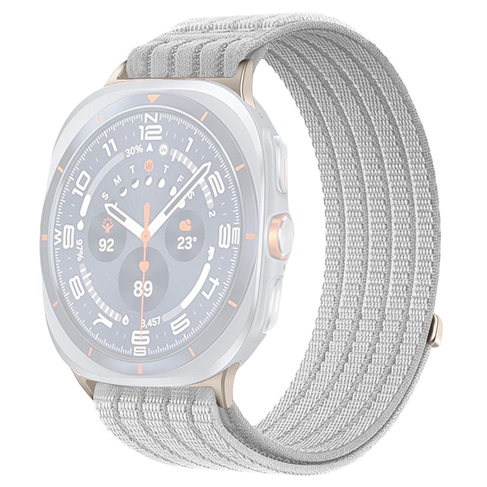 Reply nylon szíj a Samsung Galaxy Watch Ultra (2025) 47 mm-es modellhez – szürke