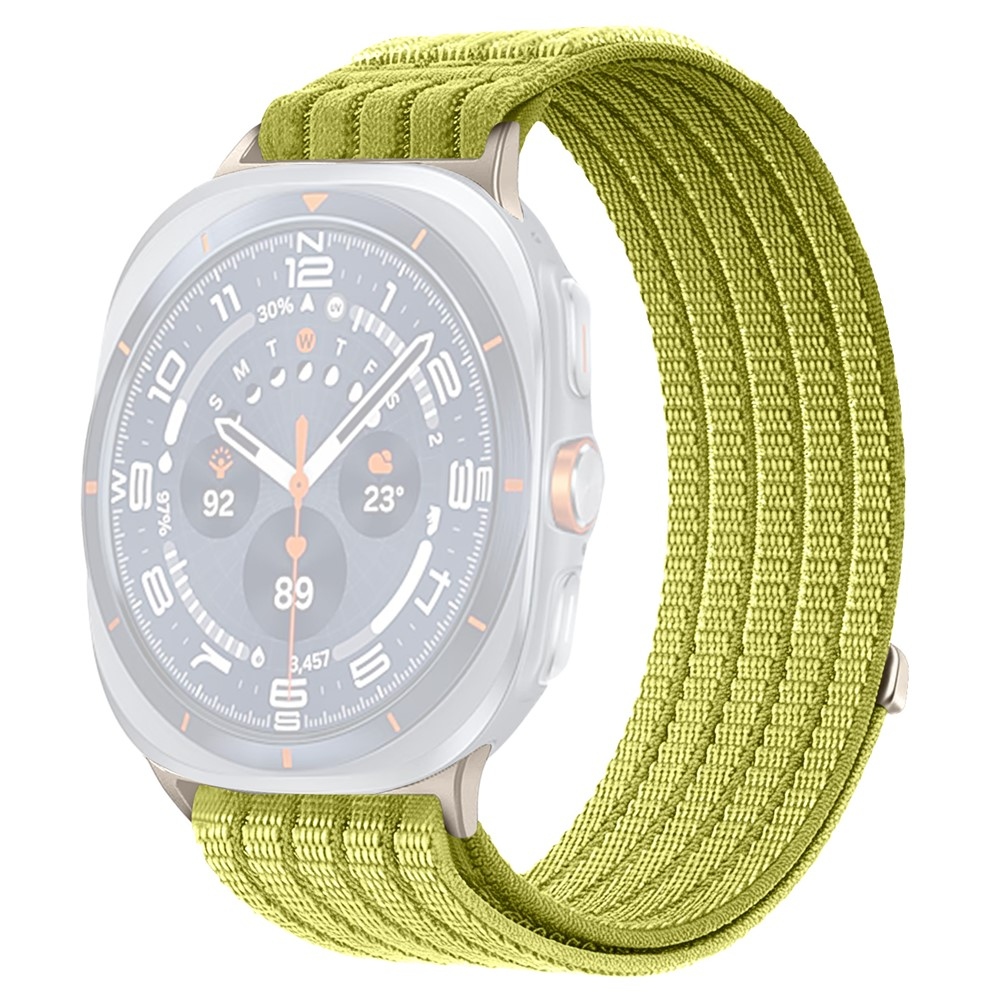 Reply nylon szíj a Samsung Galaxy Watch Ultra (2025) 47 mm-es modellhez – zöld
