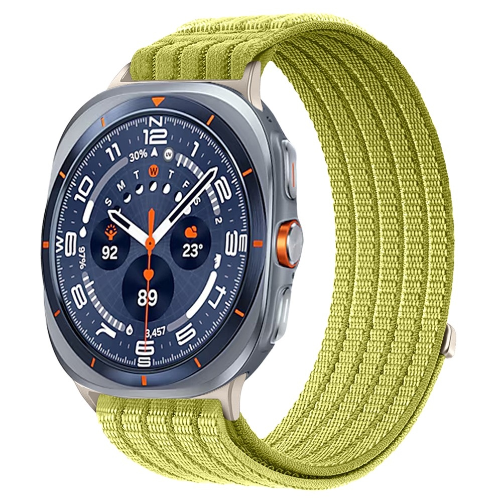Reply nylon szíj a Samsung Galaxy Watch Ultra (2025) 47 mm-es modellhez – zöld