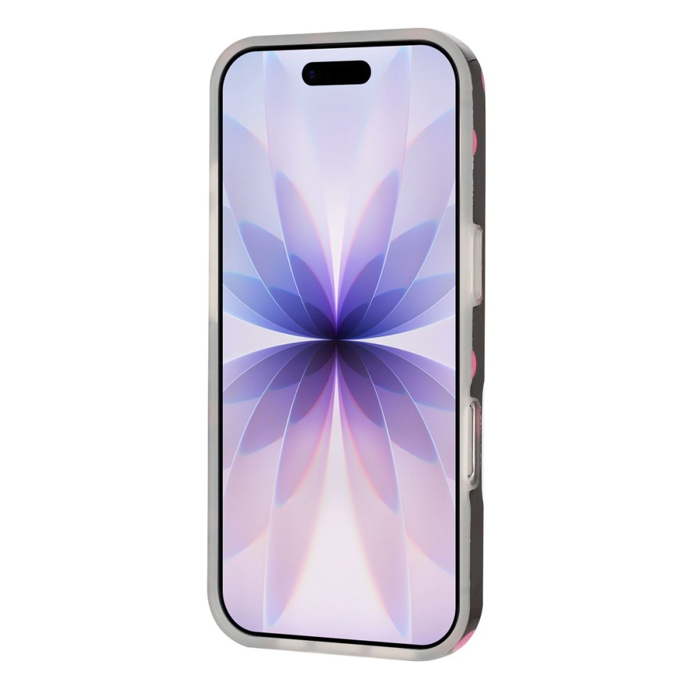Retro Dot gél tok iPhone 18 Pro Max/17 Pro Max készülékhez – fekete