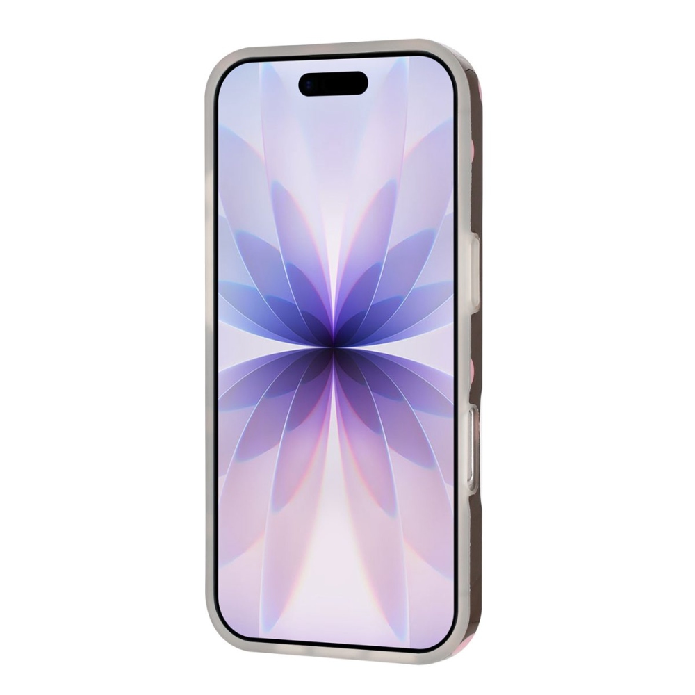 Retro Dot gél tok iPhone 18 Pro Max/17 Pro Max-hoz – barna