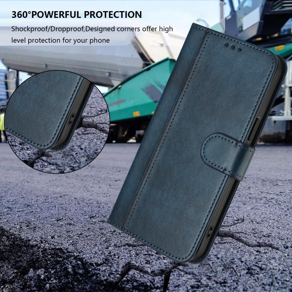 Retros könyv tok a T-Mobile T Phone 3 készülékhez - kék