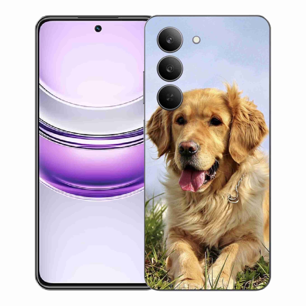 Gél borítás mmCase a Realme 14x 5G készülékhez - arany retriever