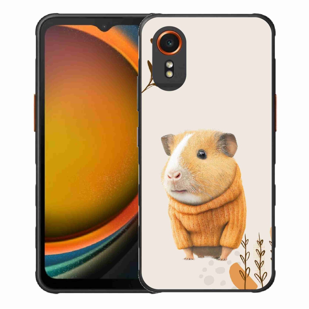 Gél borítás mmCase Samsung Galaxy Xcover 7 készülékhez - tengerimalac pulóverben