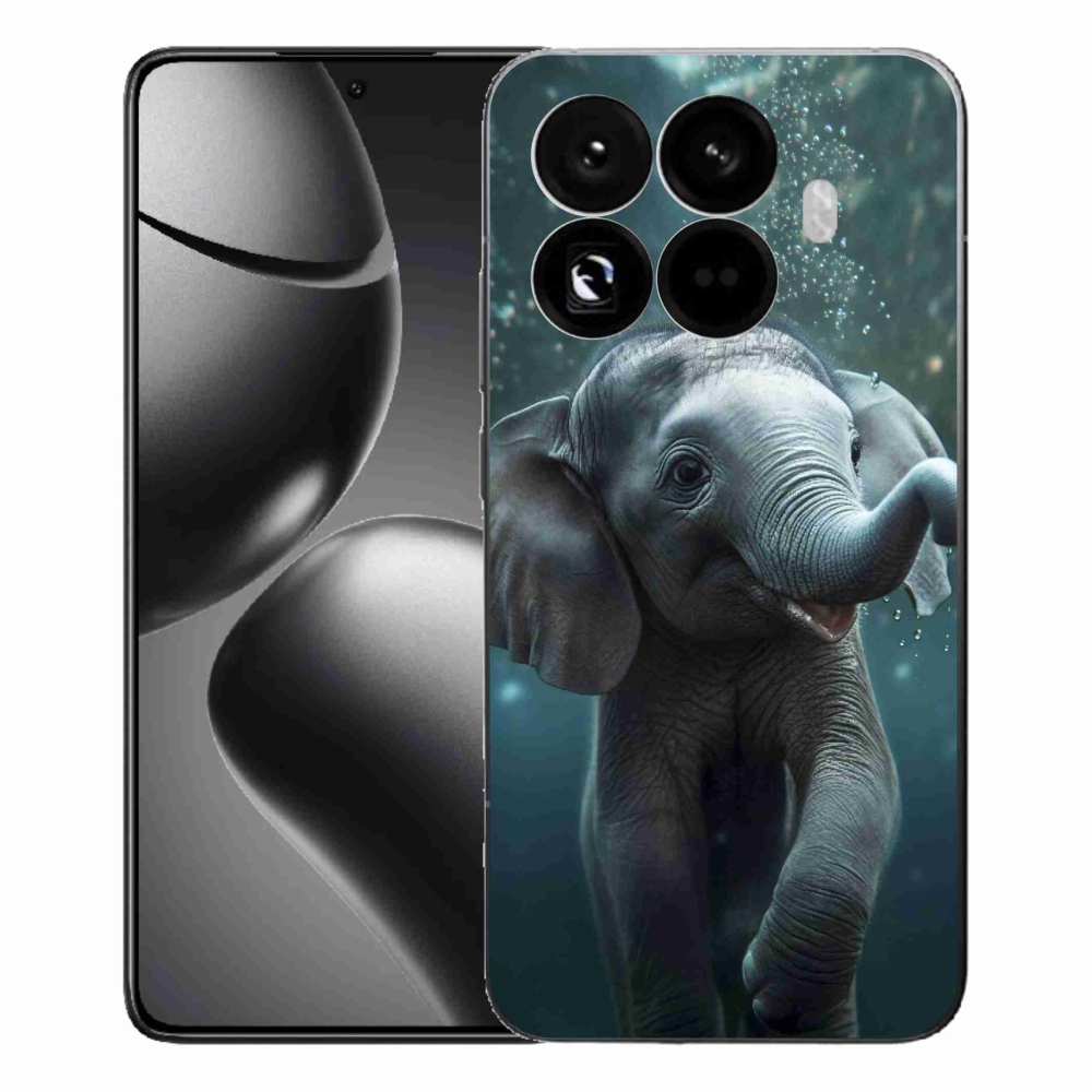 Zselés borítás mmCase a Xiaomi 15T Pro számára - elefánt a víz alatt