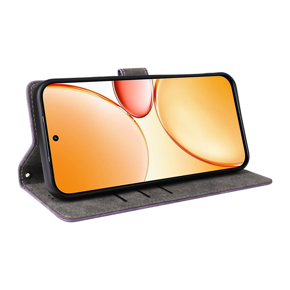 RFID könyvtáska a Realme C83 készülékhez - lila