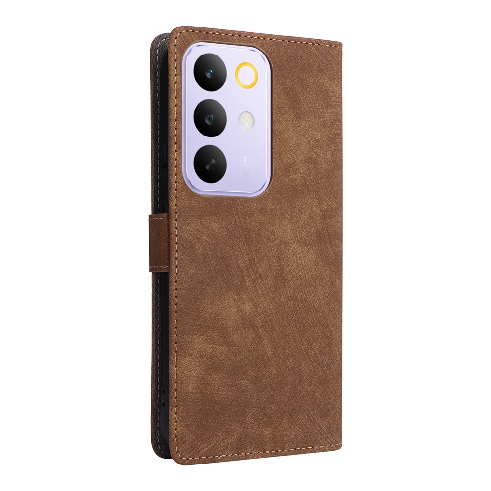 RFID könyvtáska a Realme C83 készülékhez - barna