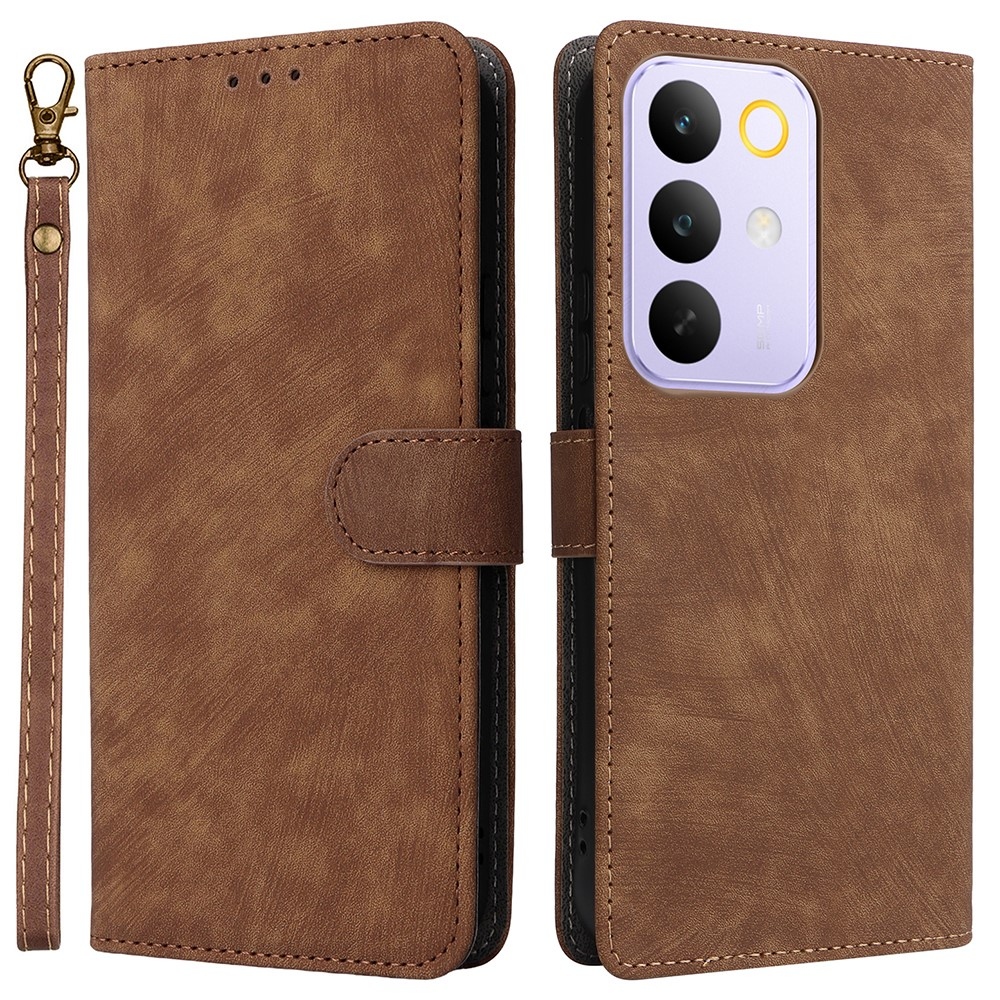 RFID könyvtáska a Realme C83 készülékhez - barna