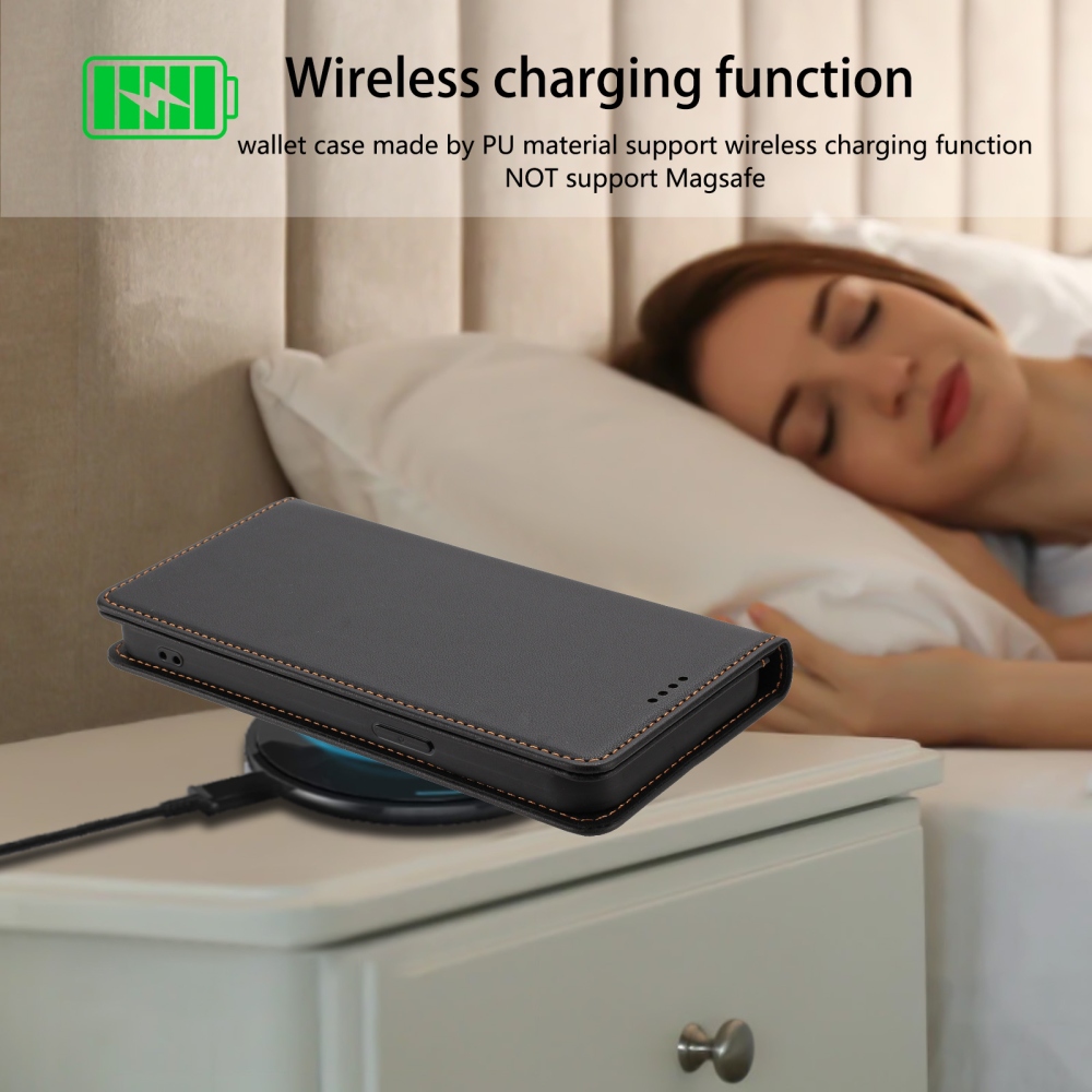 RFIDS könyvtáska a Realme GT 8 Pro 5G készülékhez - fekete