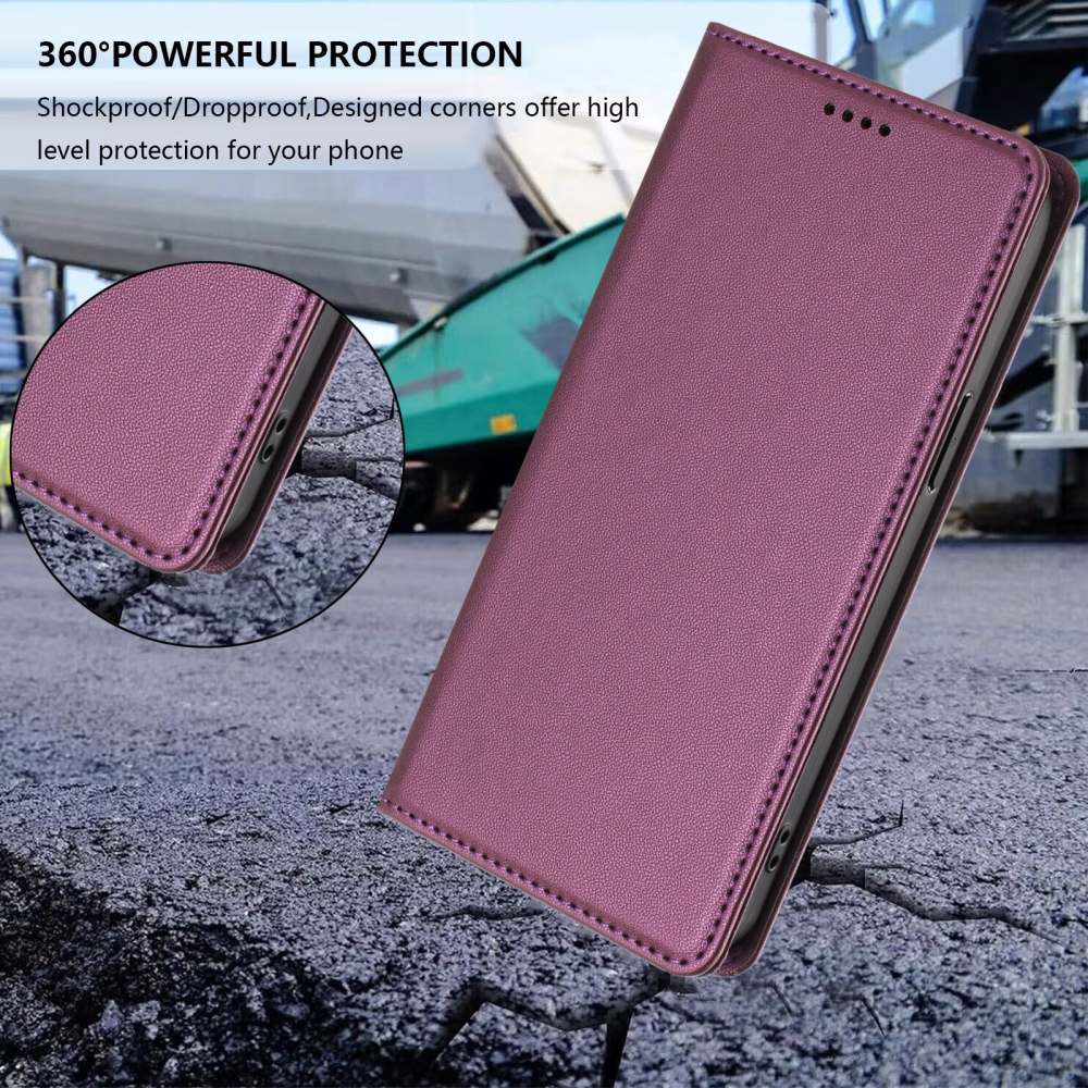 RFIDS könyvtáska a Realme GT 8 Pro 5G készülékhez - lila