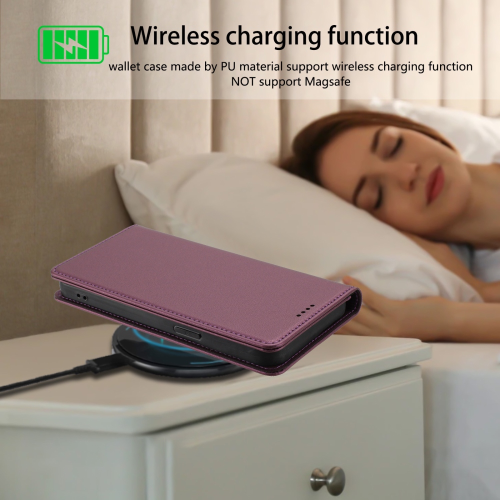 RFIDS könyvtáska a Realme GT 8 Pro 5G készülékhez - lila