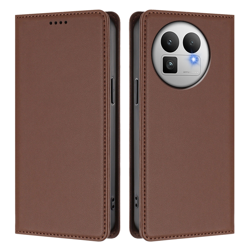 RFIDS könyvtáska a Realme GT 8 Pro 5G készülékhez - barna