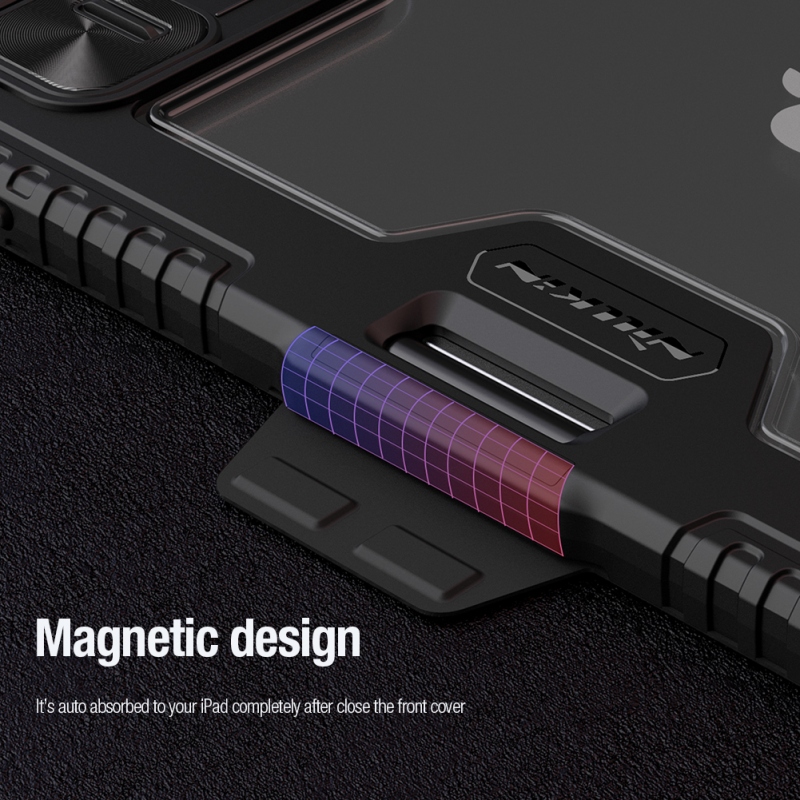 Nillkin Bumper PRO Védő állvány tok többszögű iPad Pro 12.9 2020/2021/2022/ Air 13 2024 fekete