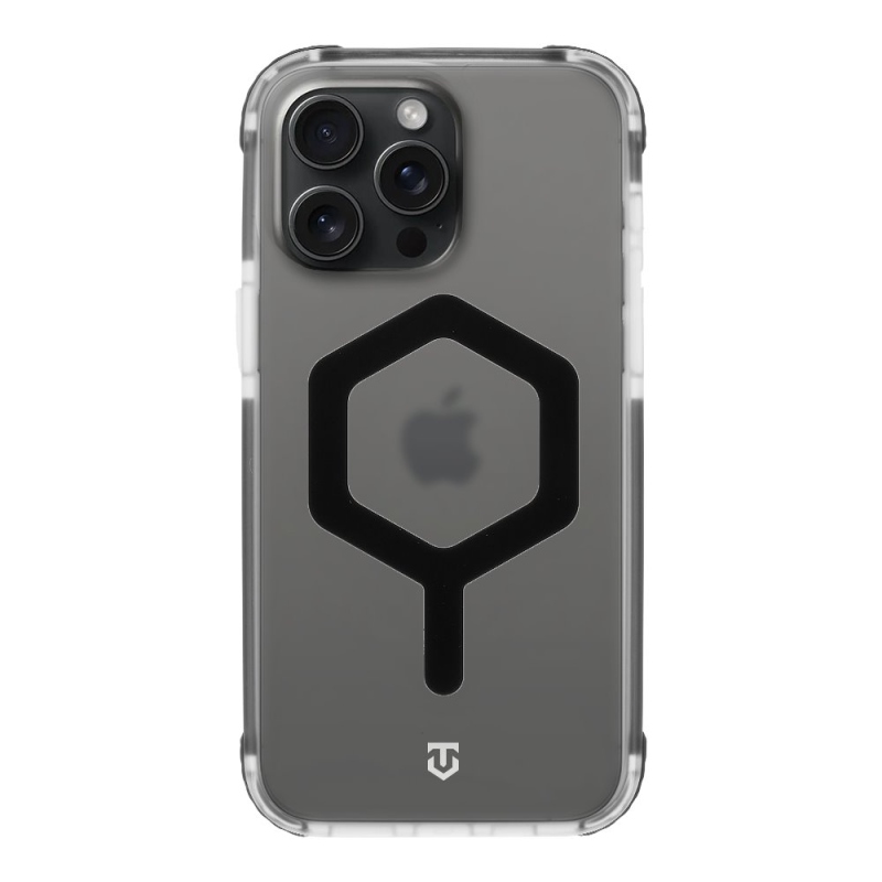 Tactical MagForce hatszögletű védőburkolat Apple iPhone 15 Pro Max készülékhez T-Fekete