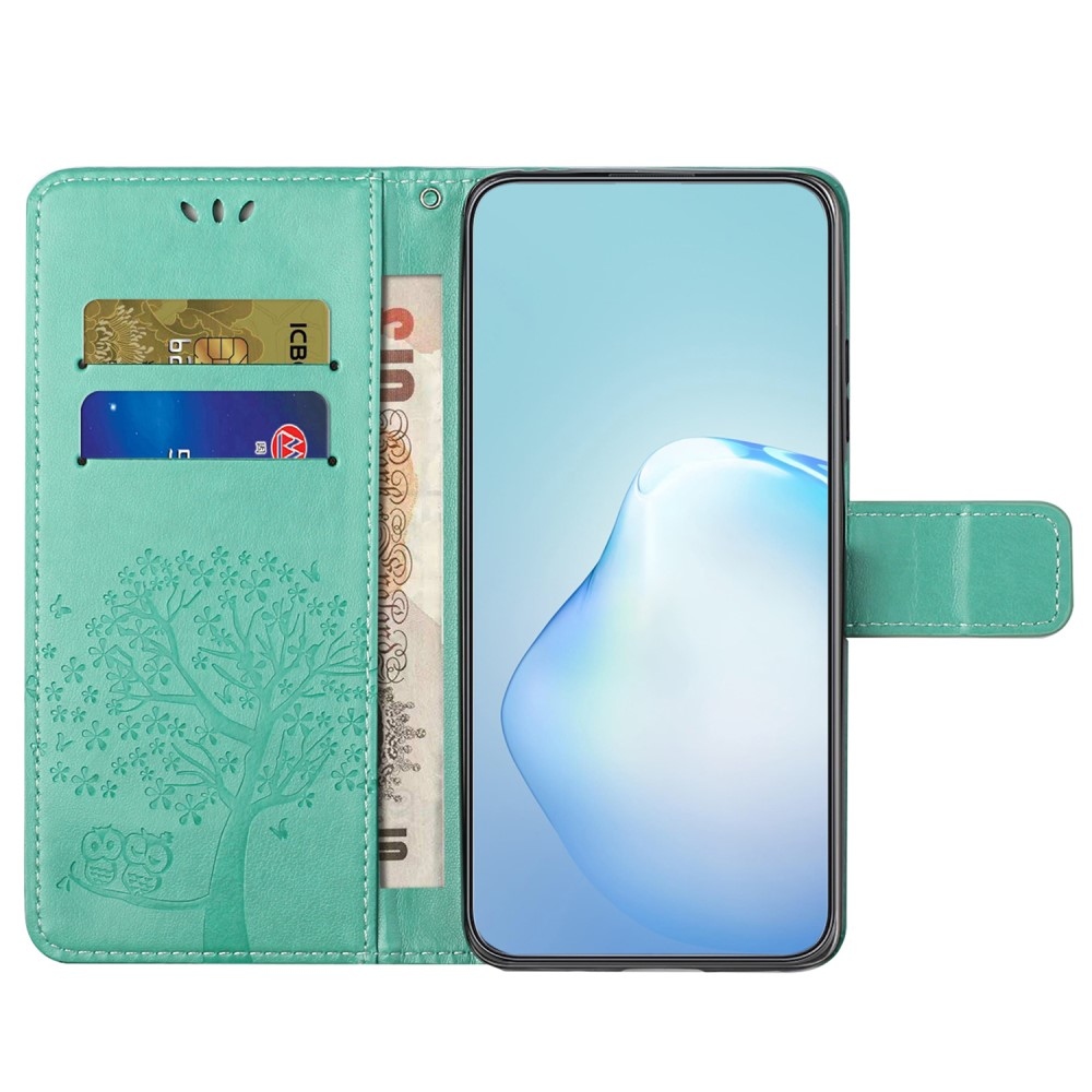 Fa könyvtáska a Honor 200 Lite 5G-hez - teáskék színű