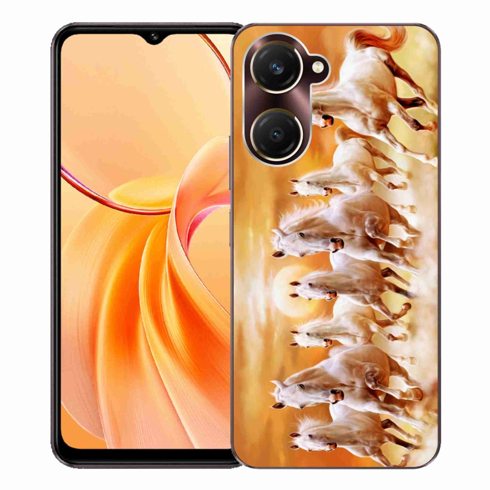 Zselés borítás mmCase a Vivo Y28s 5G-n - lovak 2