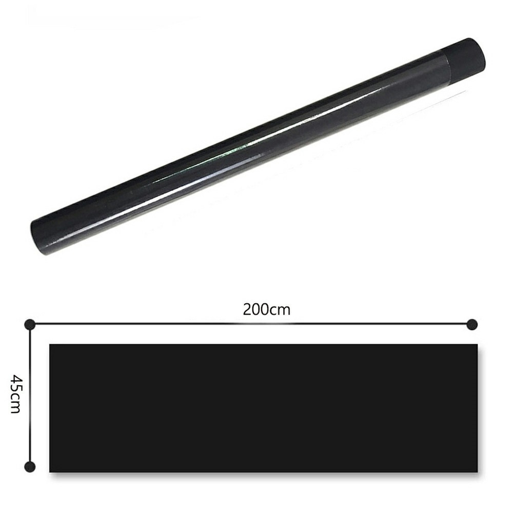 Öntapadós fali tábla 45 × 200 cm fekete