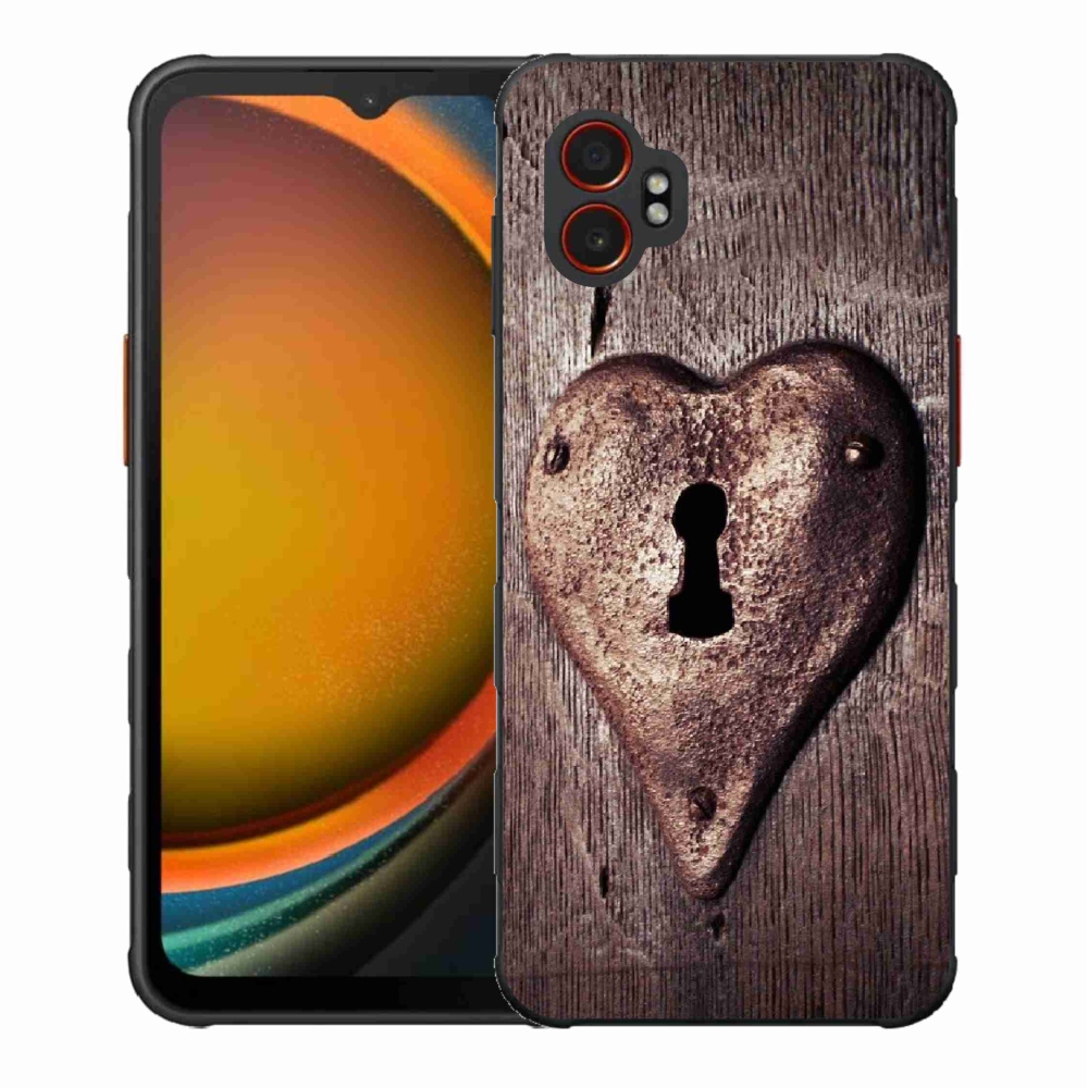 Zselés borítás mmCase Samsung Galaxy Xcover 7 Pro készülékhez - szív alakú zár