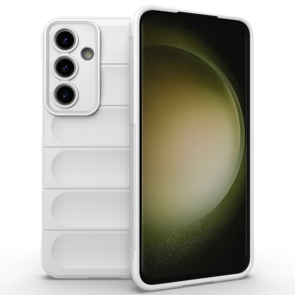 Rugg tartós zselés tok Samsung Galaxy S24 FE készülékhez - fehér
