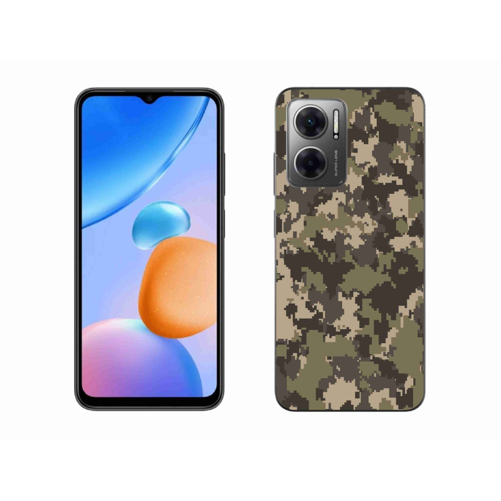 Gél borítás mmCase a Xiaomi Redmi 10 5G-hez - álcázó minta 12