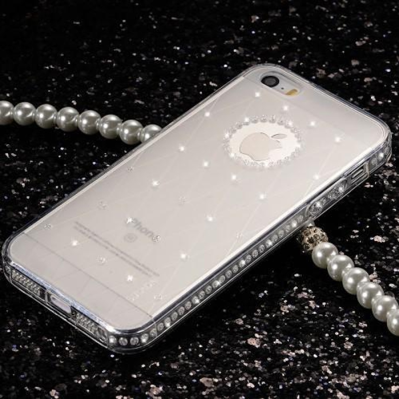 Rajna díszített zselés tok iPhone 6s Plus és 6 Plus készülékhez - átlátszó