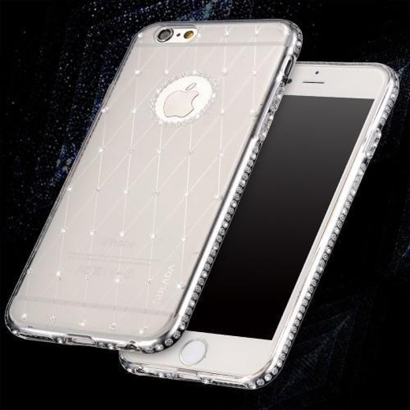 Rajna díszített zselés tok iPhone 6s Plus és 6 Plus készülékhez - átlátszó
