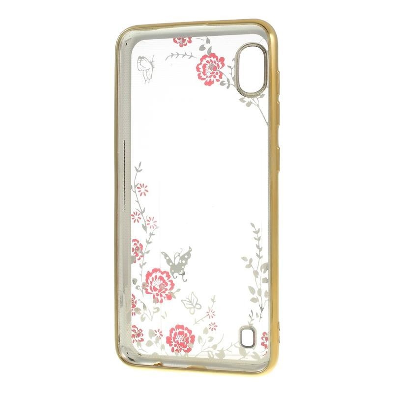 Rajna zselés tok Samsung Galaxy A10 készülékhez - arany színű