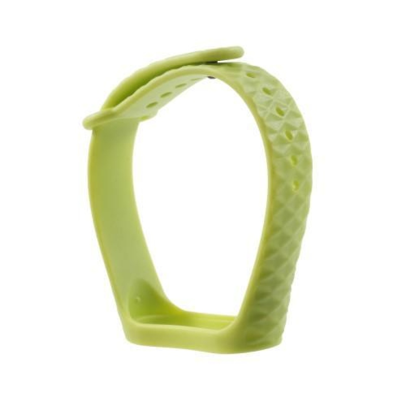 Rhomb gél szíj a Xiaomi Mi Band 3 készülékhez - zöld