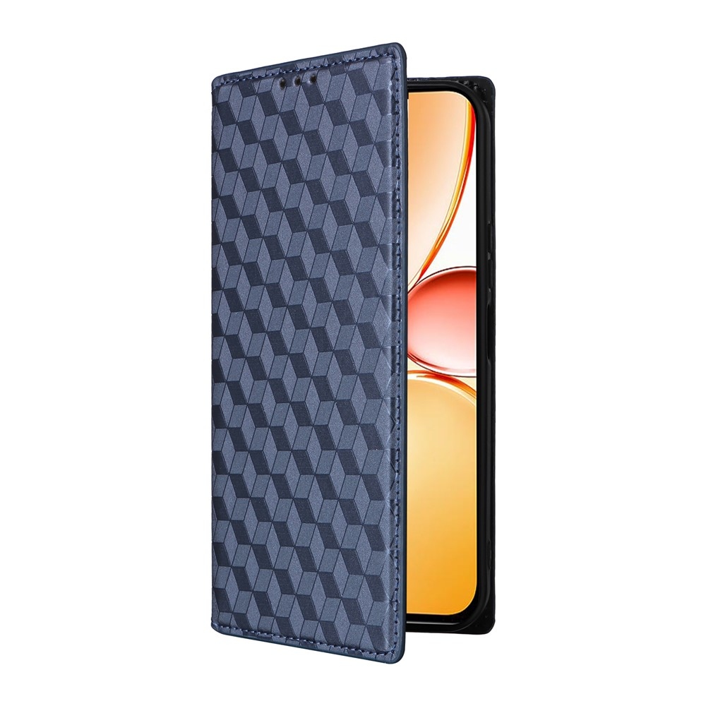 Rombusz könyvtáska a Realme C83 készülékhez - kék