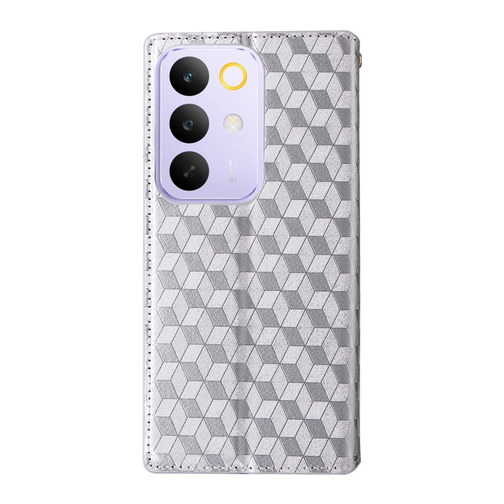 Rhombus könyvtáska a Realme C83 készülékhez - ezüst