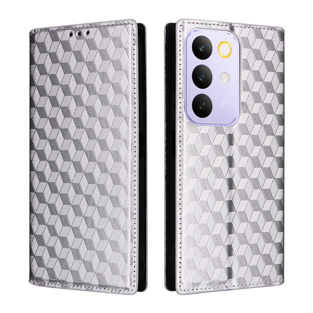 Rhombus könyvtáska a Realme C83 készülékhez - ezüst