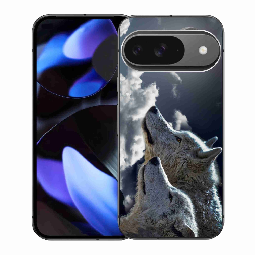 Gél borítás mmCase a Google Pixel 9/9 Pro készülékhez - farkasok