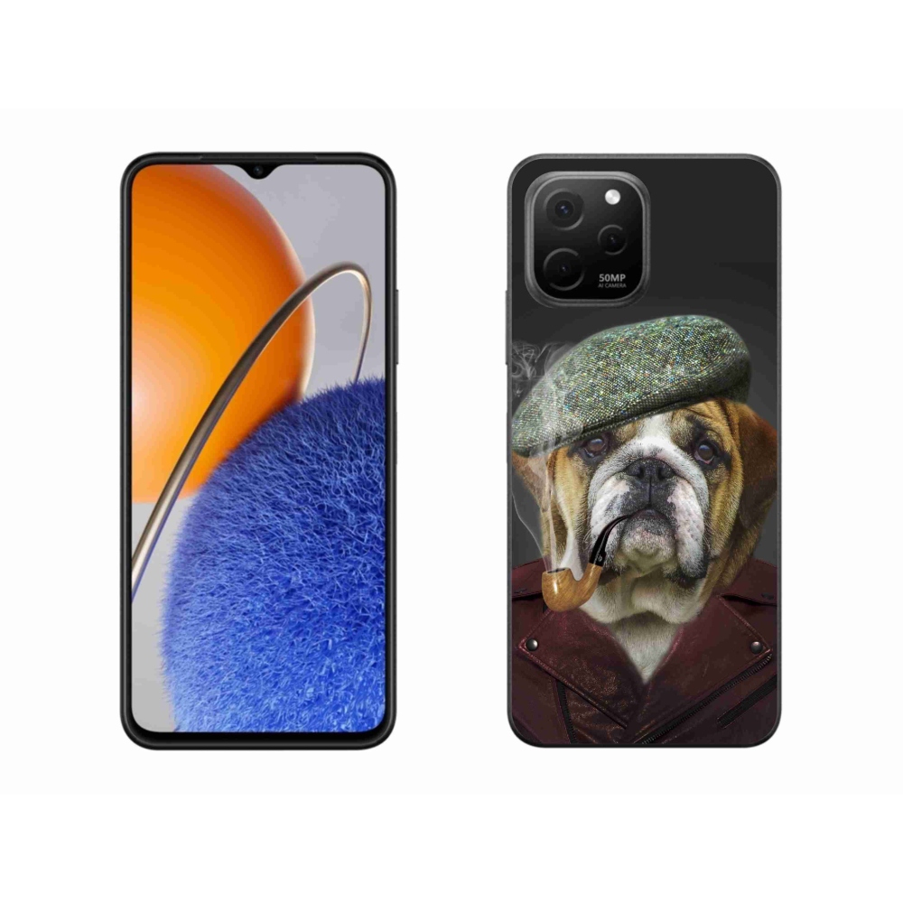Gél borítás mmCase a Huawei Nova Y61-hez - kutya csővel