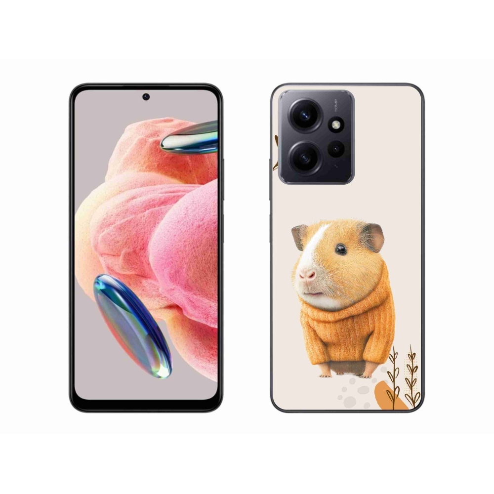 Gél borítás mmCase a Xiaomi Redmi Note 12 4G-hez - tengerimalac pulóverben