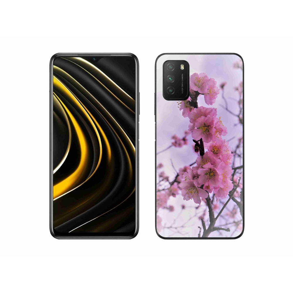 Gél borító mmCase a Xiaomi Poco M3-hoz - virágok 7