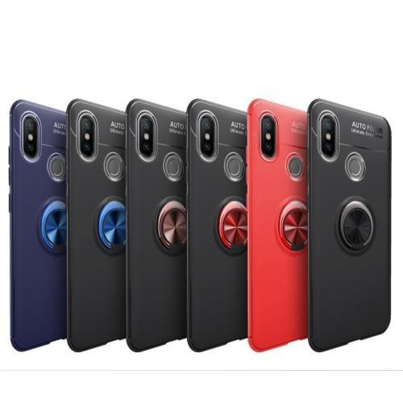 Gyűrűs zselés tok Xiaomi Mi 8-hoz - piros