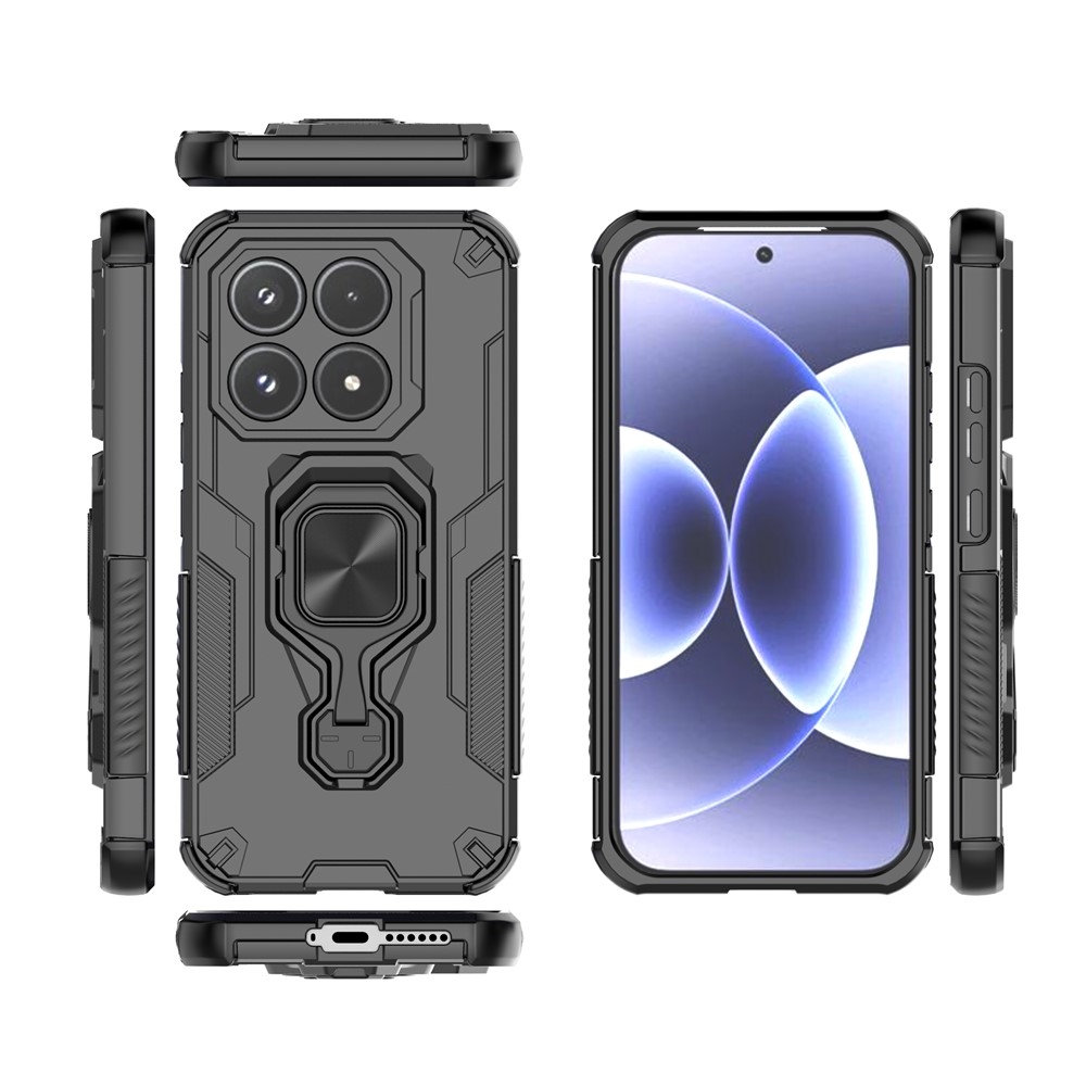 Gyűrűálló borítás a Xiaomi 17-hez - fekete