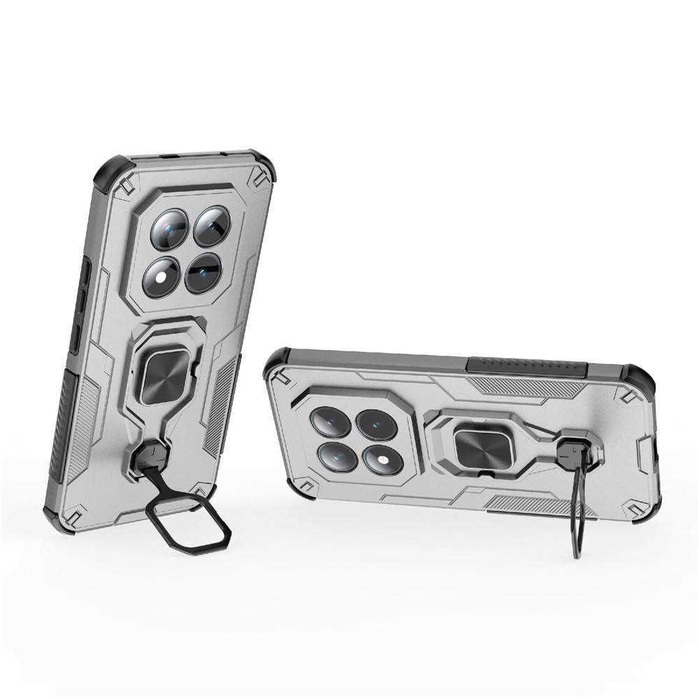 Gyűrűálló borítás a Xiaomi Redmi Note 15 Pro+ 5G/Xiaomi Poco M8 Pro 5G készülékhez - szürke