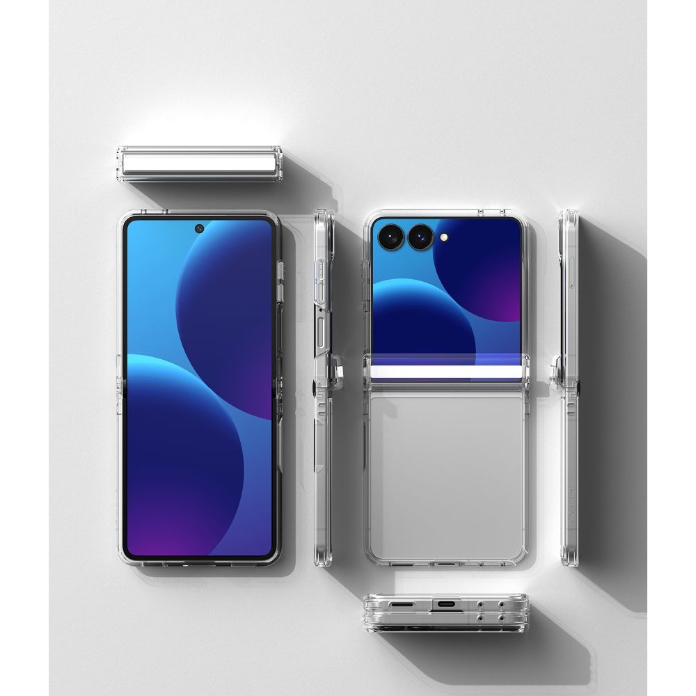 Ringke Fusion Flap tok a Samsung Galaxy Z Flip 8-hoz – átlátszó