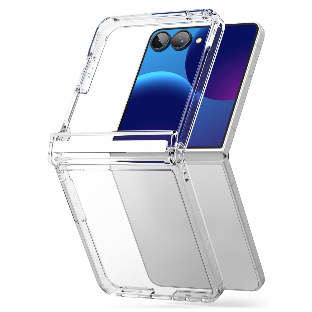Ringke Fusion Flap tok a Samsung Galaxy Z Flip 8-hoz – átlátszó