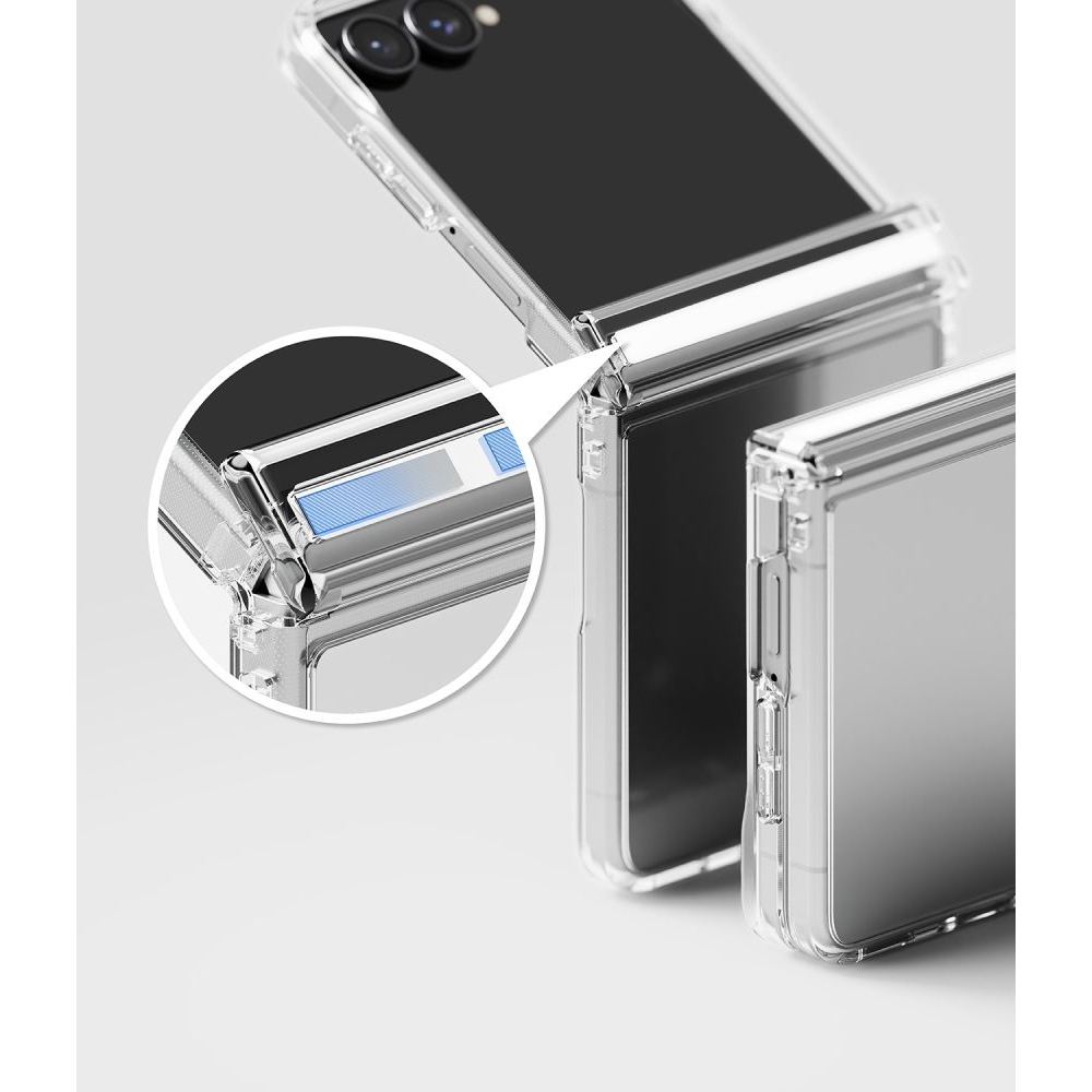 Ringke Fusion Flap tok a Samsung Galaxy Z Flip 8-hoz – átlátszó