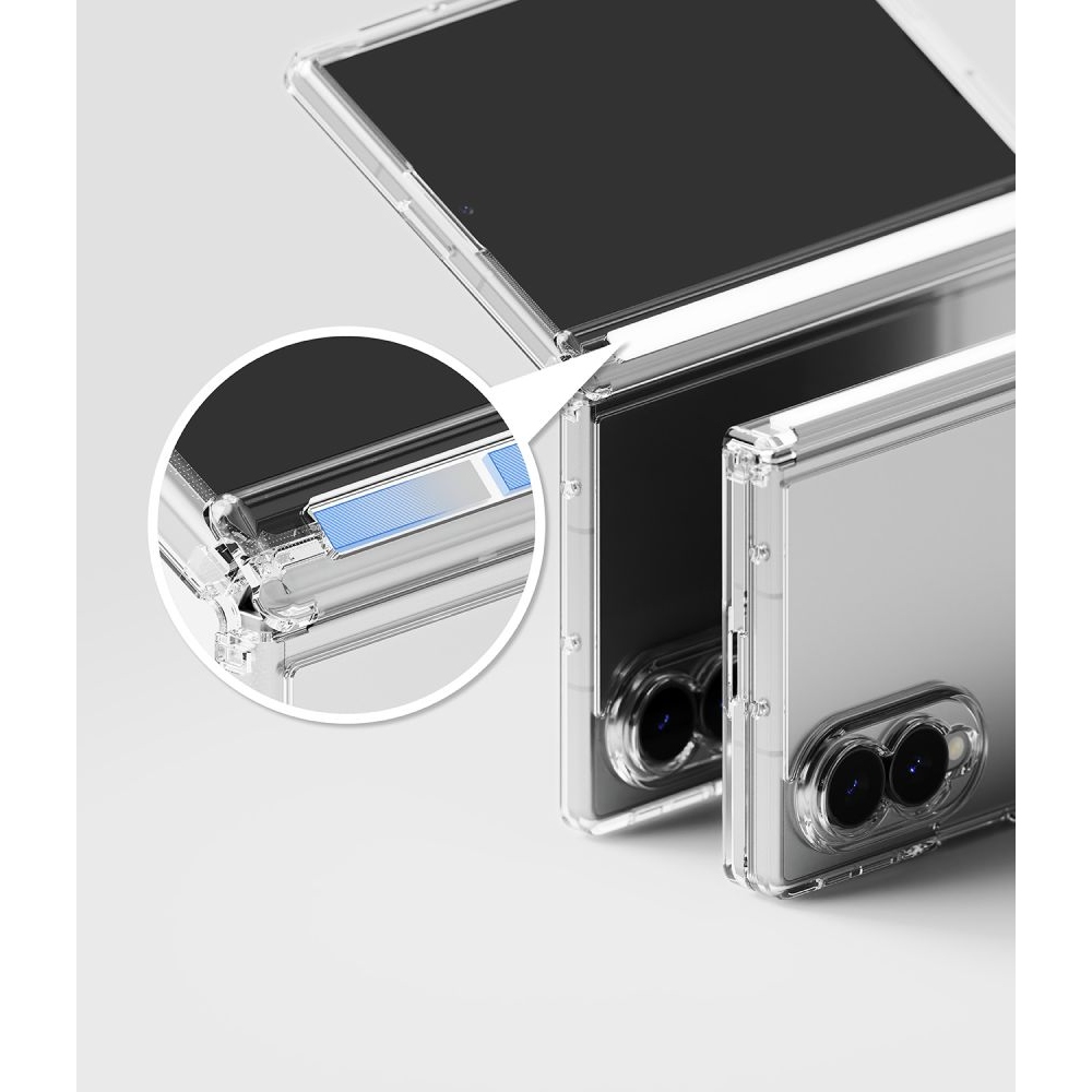 Ringke Fusion Flap tok a Samsung Galaxy Z Fold 8-hoz – átlátszó