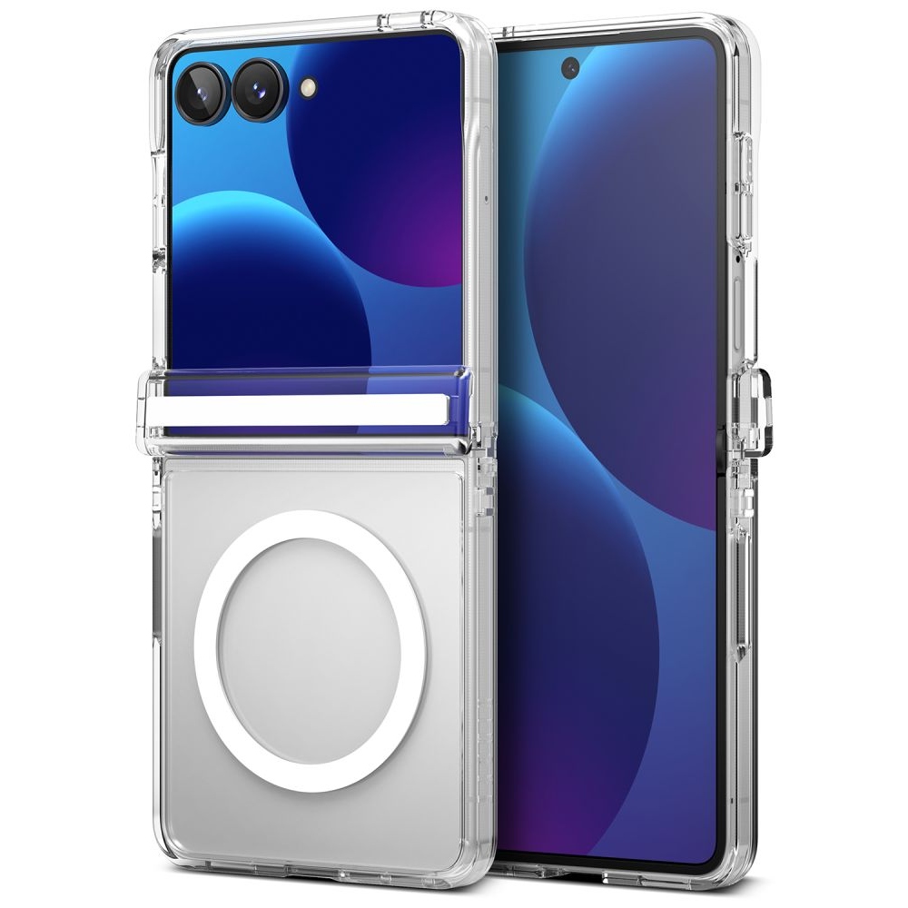 Ringke Fusion Flap tok MagSafe-vel a Samsung Galaxy Z Flip 8-hoz – átlátszó