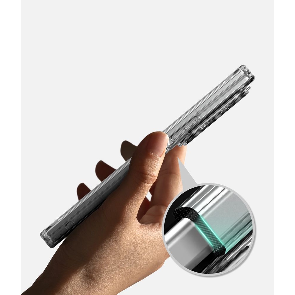 Ringke Fusion Flap tok MagSafe-vel a Samsung Galaxy Z Fold 8 Ultra-hoz – átlátszó