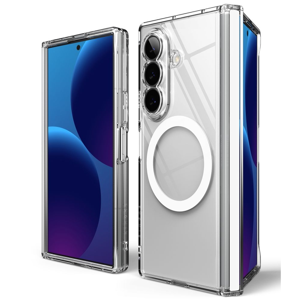 Ringke Fusion Flap tok MagSafe-vel a Samsung Galaxy Z Fold 8 Ultra-hoz – átlátszó