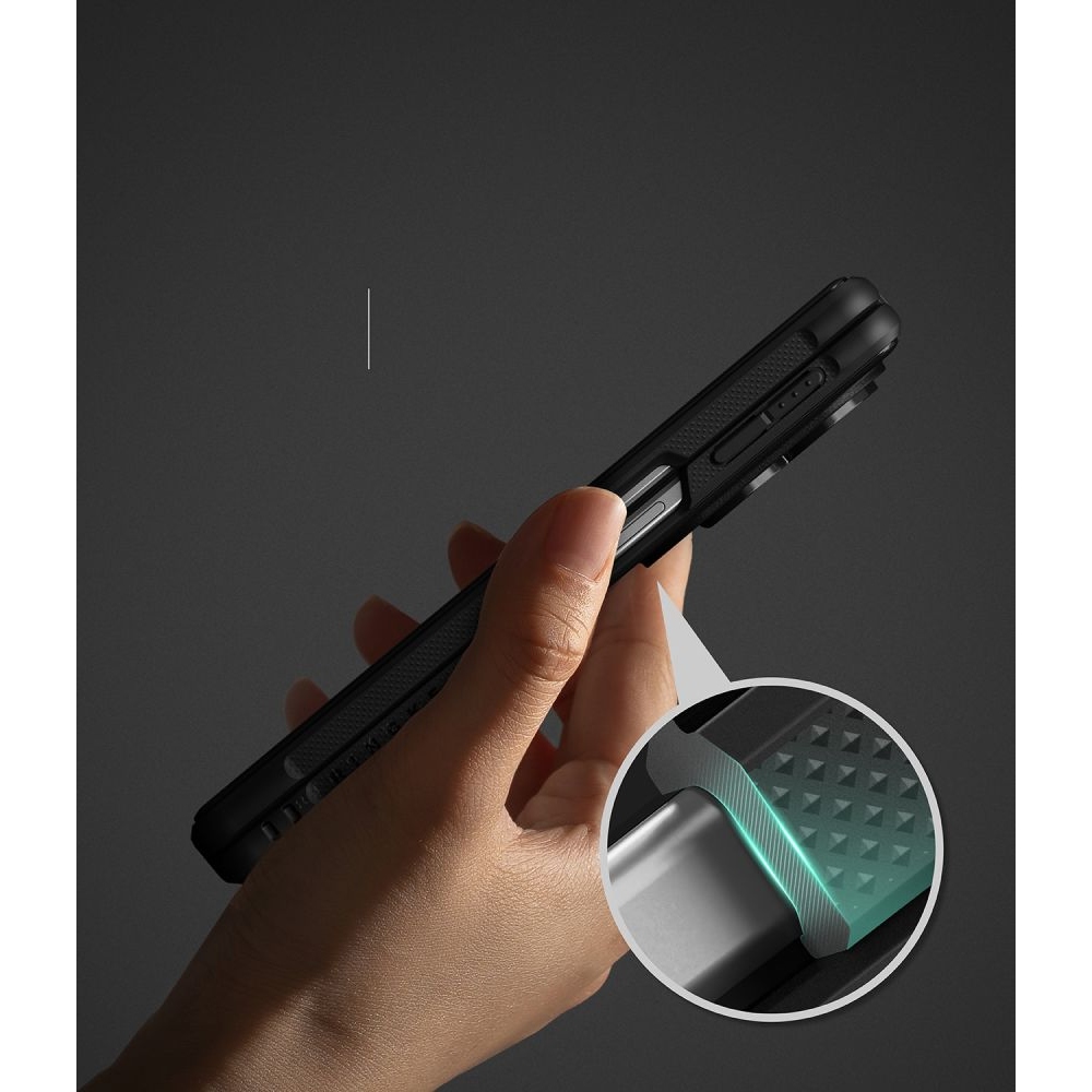 Ringke Onyx Flap tok MagSafe-kompatibilis Samsung Galaxy Z Fold 8-hoz – fekete