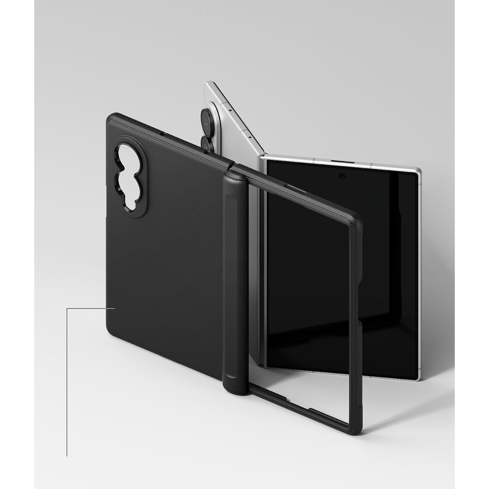 Ringke Onyx Flap tok MagSafe-kompatibilis Samsung Galaxy Z Fold 8-hoz – fekete