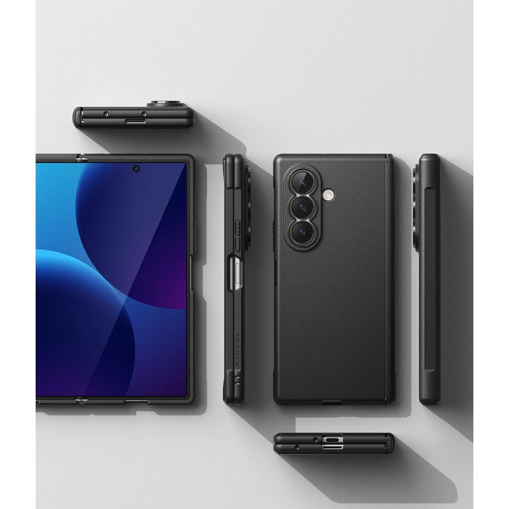 Ringke Onyx Flap tok MagSafe-kompatibilis Samsung Galaxy Z Fold 8 Ultra-hoz – fekete