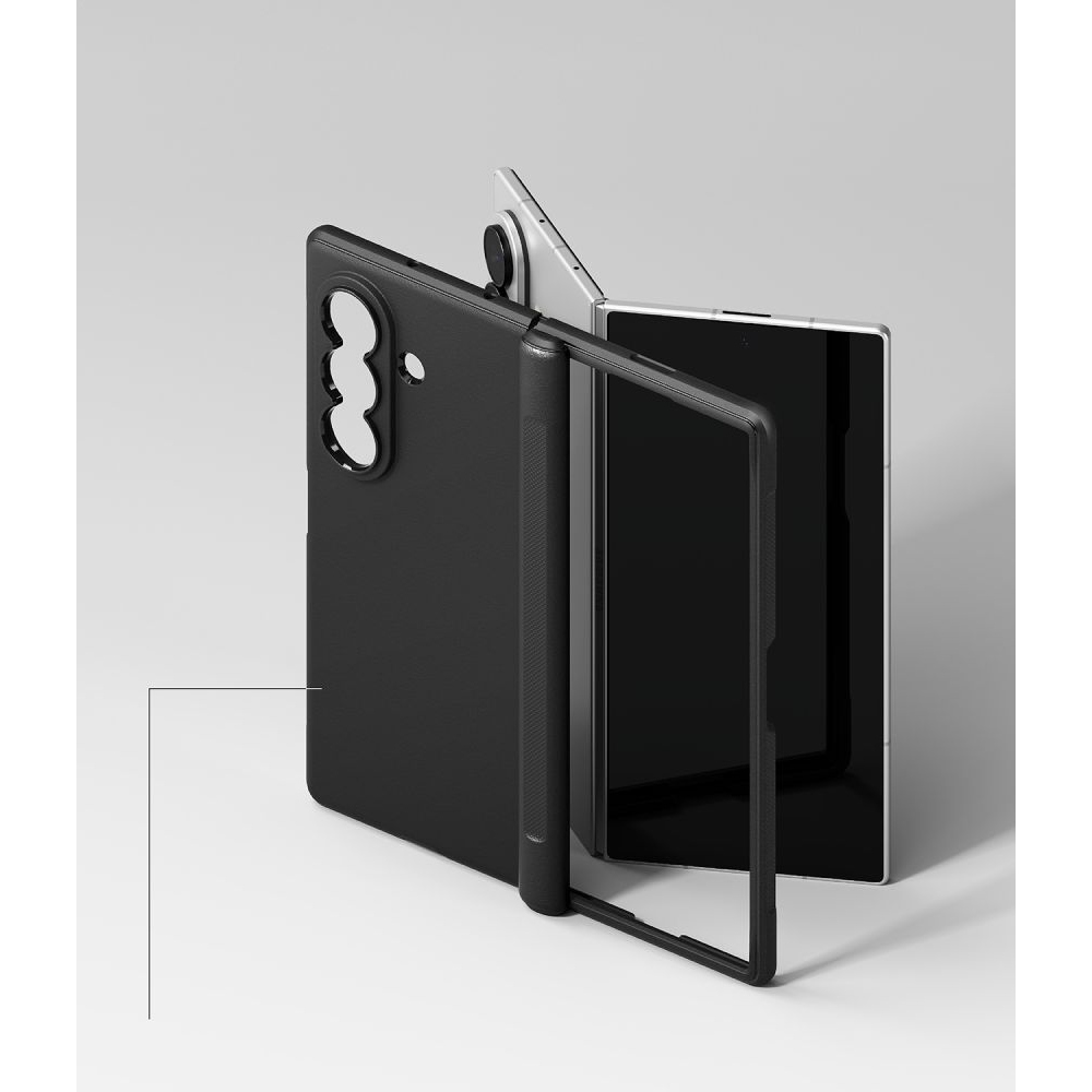Ringke Onyx Flap tok MagSafe-kompatibilis Samsung Galaxy Z Fold 8 Ultra-hoz – fekete