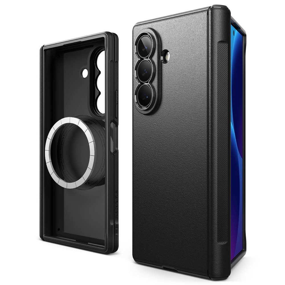 Ringke Onyx Flap tok MagSafe-kompatibilis Samsung Galaxy Z Fold 8 Ultra-hoz – fekete